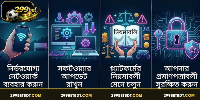 299BET ওয়েবসাইটে প্রবেশে ত্রুটি কমানোর উপায়