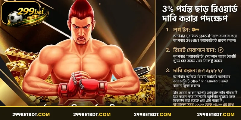 3% পর্যন্ত ছাড় রিওয়ার্ড দাবি করার পদক্ষেপ