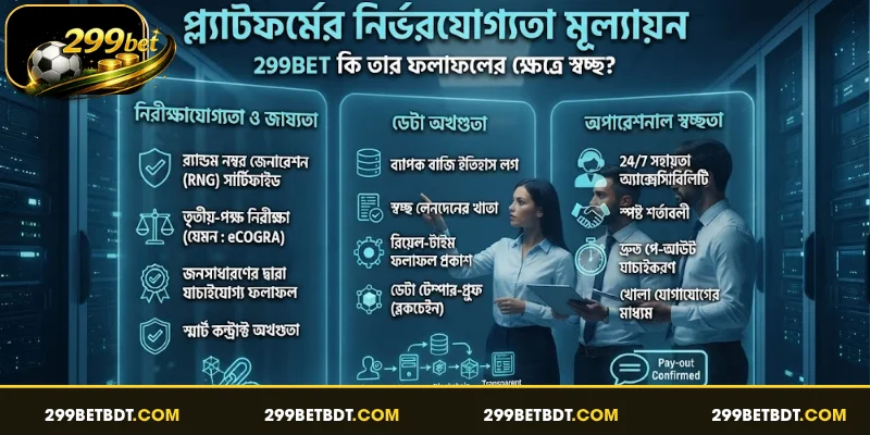 প্ল্যাটফর্মের নির্ভরযোগ্যতা মূল্যায়ন - 299BET কি তার ফলাফলের ক্ষেত্রে স্বচ্ছ?