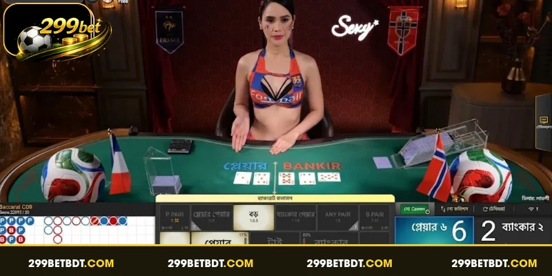ব্যাকারেট C09-এর সাথে 299BET-এ যাত্রা শুরু
