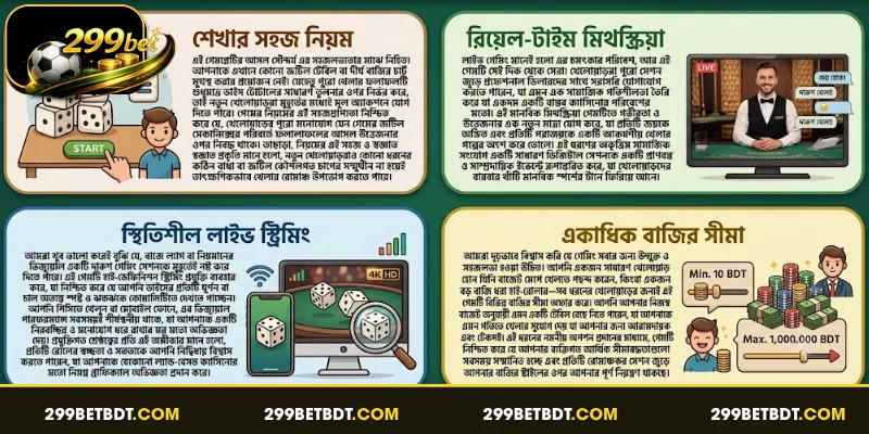 লাইভ বাক বো অভিজ্ঞতার মূল দিকগুলো